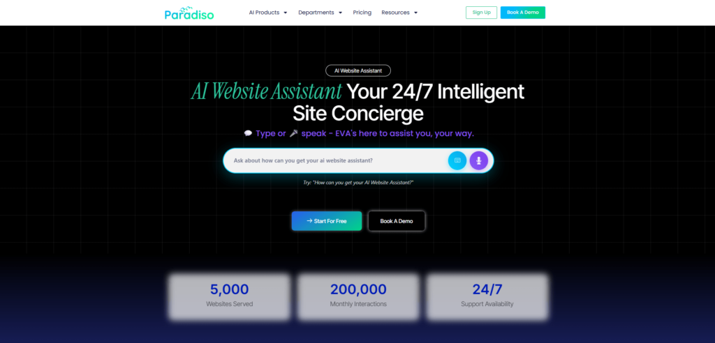 ai website assistant for small business